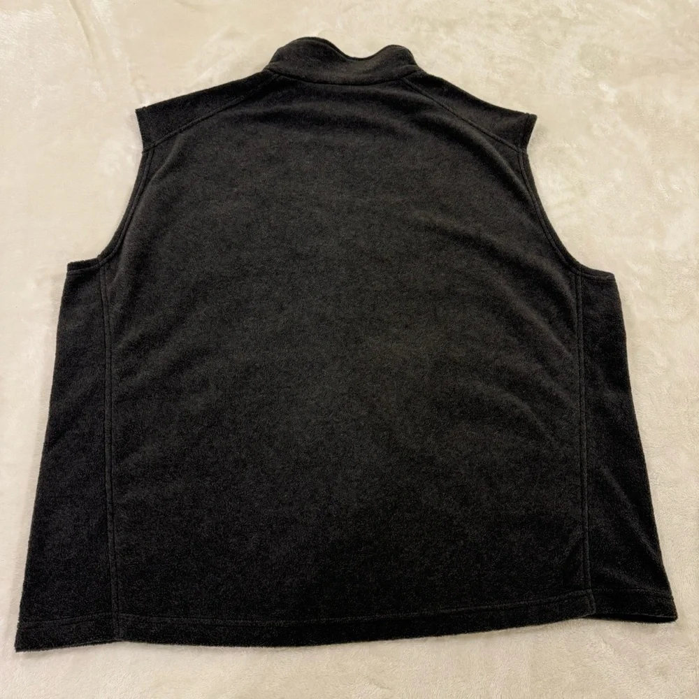 Columbia men’s grey fleece zip vest in size XXL - Picture 3 of 11